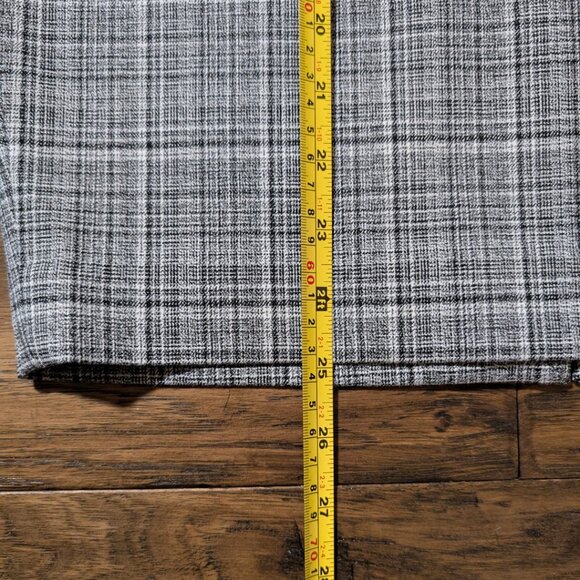 RW&CO pencil skirt grey plaid size 0 - Picture 9 of 16